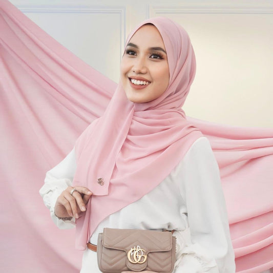 Basic Shawl Ultrasoft Hijaberlin - Pinkish
