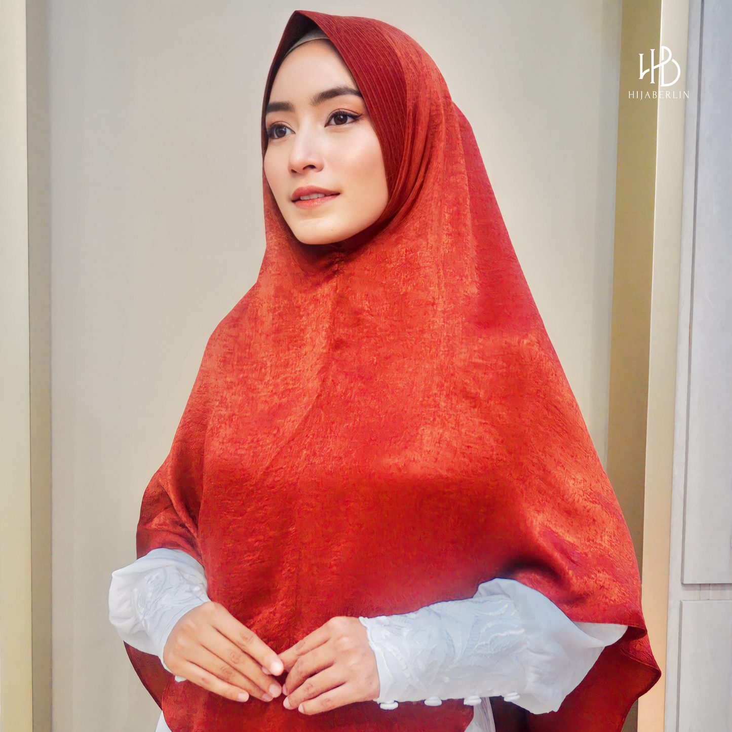 Safira Khimar Syar'i Terracota - Hijaberlin