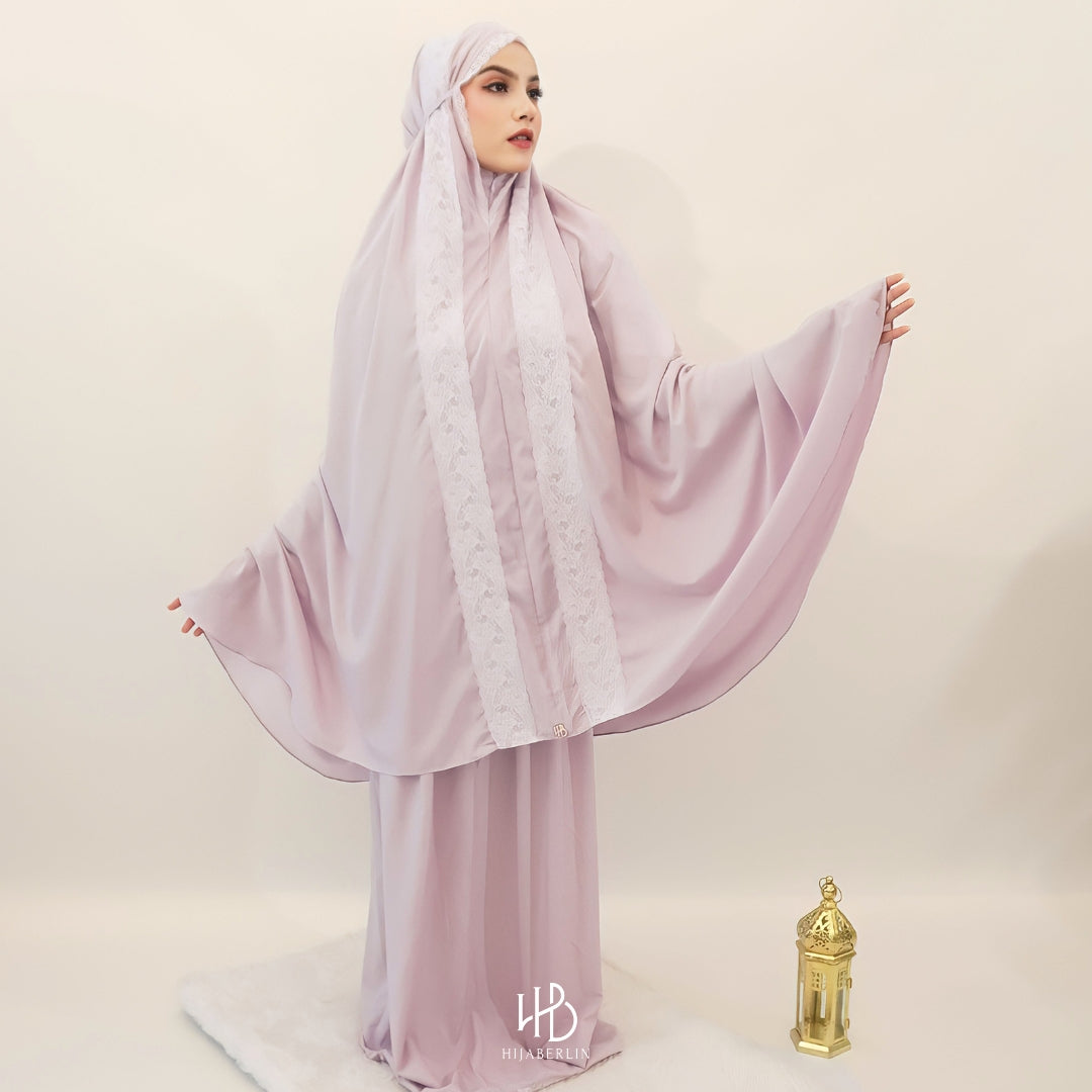 Safar Prayer Set Hijaberlin - Lavender