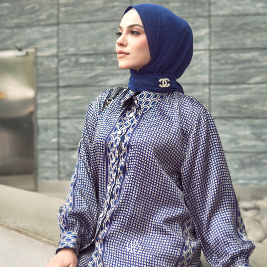 Zea One Set Hijaberlin - Sapphire