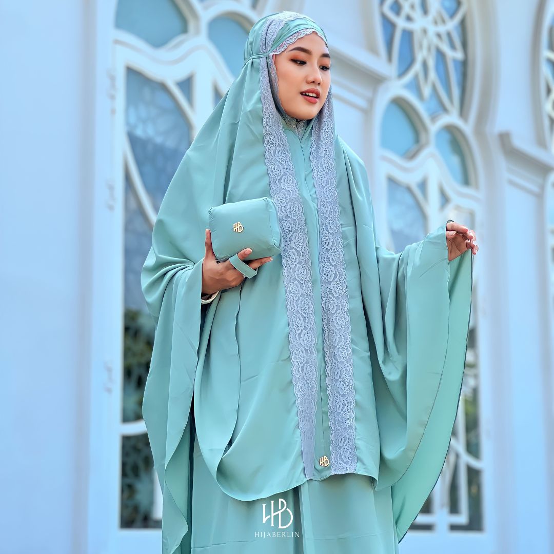 Safar Prayer Set Hijaberlin - Green