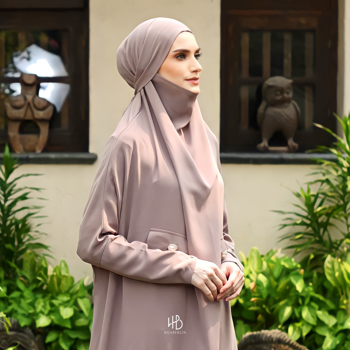Hawa Overhead Khimar Dress Hijaberlin - Amber