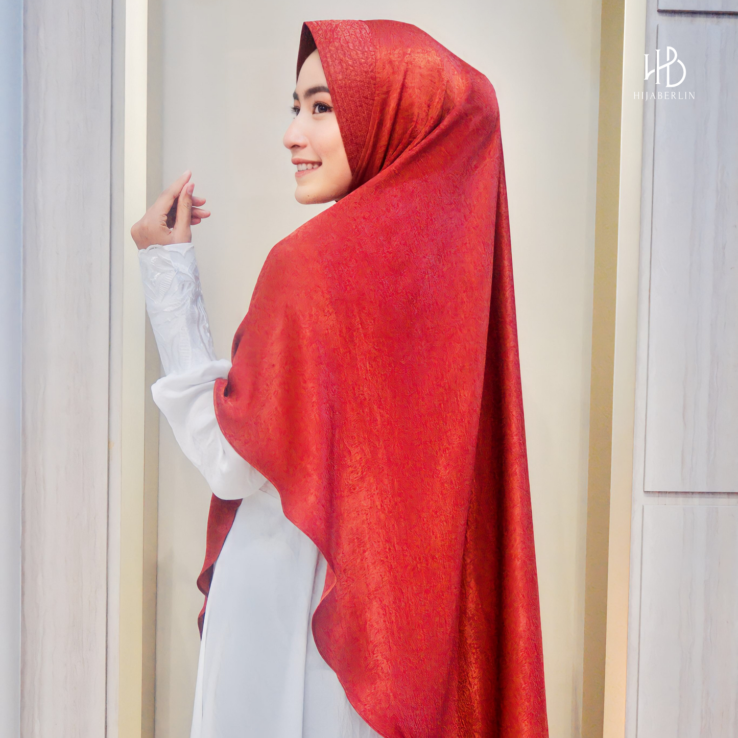 Safira Khimar Syar'i Terracota - Hijaberlin