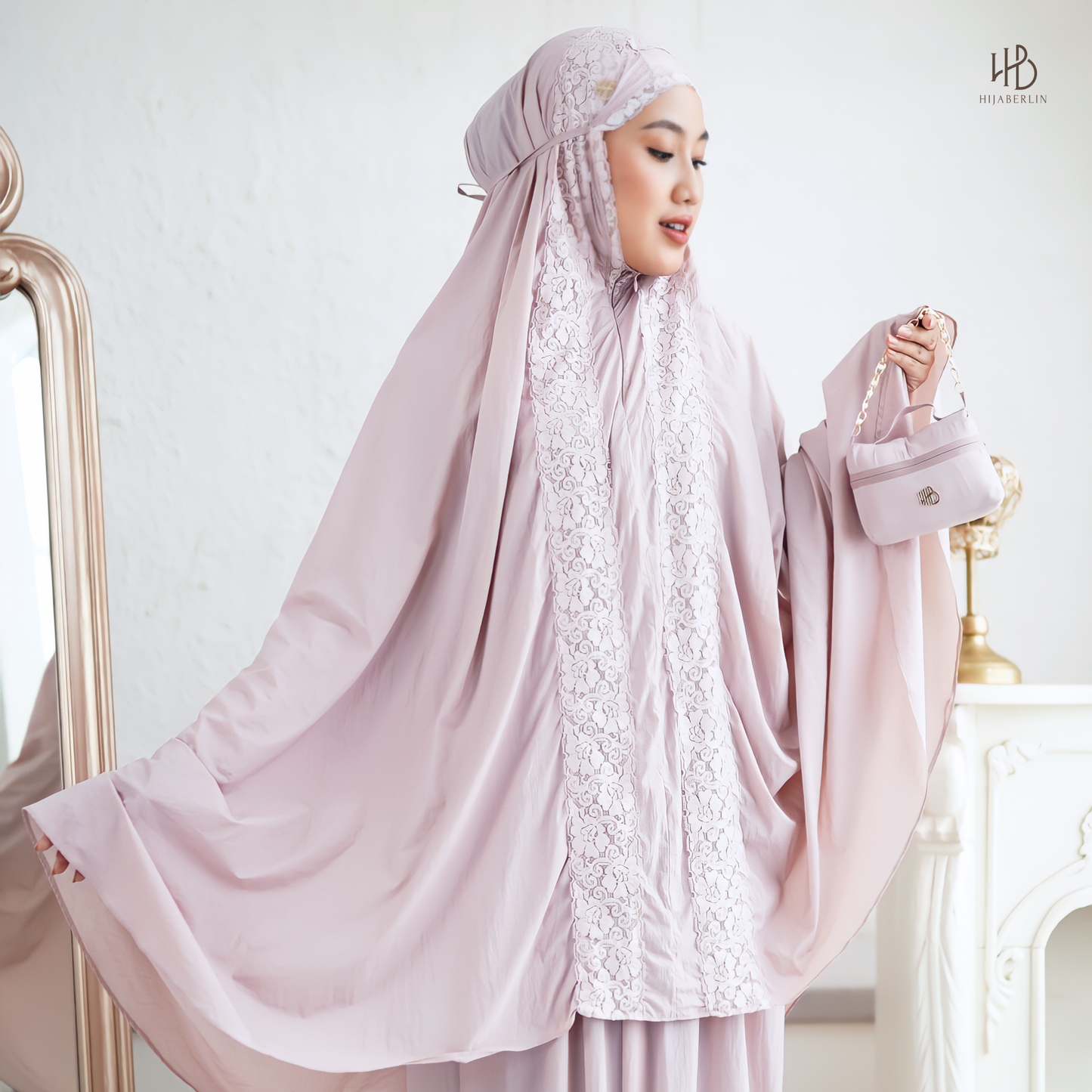 Amina Prayer Set Hijaberlin - Rose