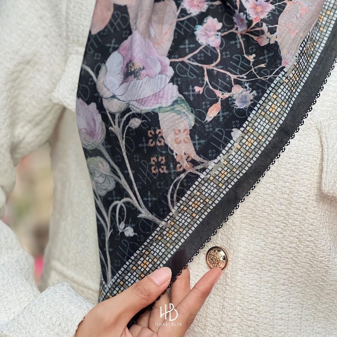 Gardenia Scarf Hijaberlin - Jade