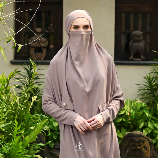 Hawa Overhead Khimar Dress Hijaberlin - Amber