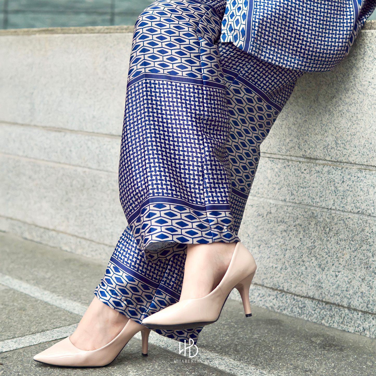 Zea One Set Hijaberlin - Sapphire