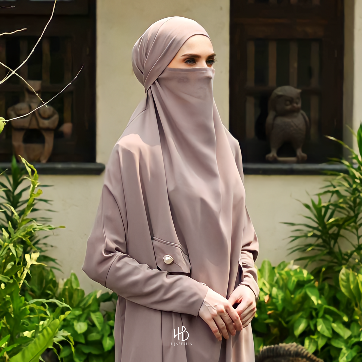 Hawa Overhead Khimar Dress Hijaberlin - Amber
