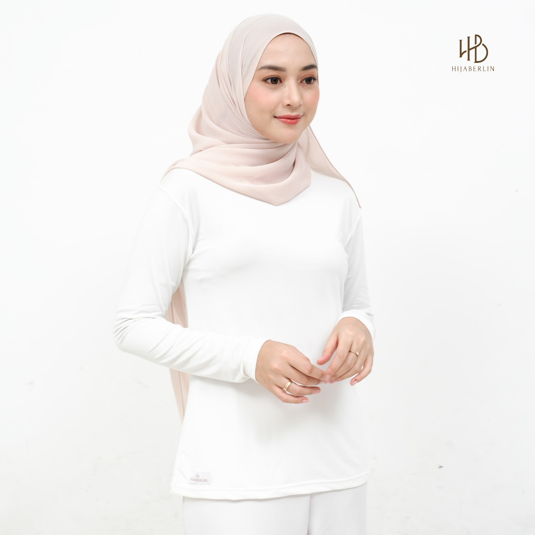 inner manset rayon spandek hijaberlin adem dan elastis untuk ibadah umrah dan haji