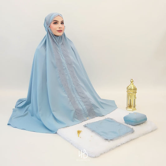 Safar Prayer Set Hijaberlin - Blue