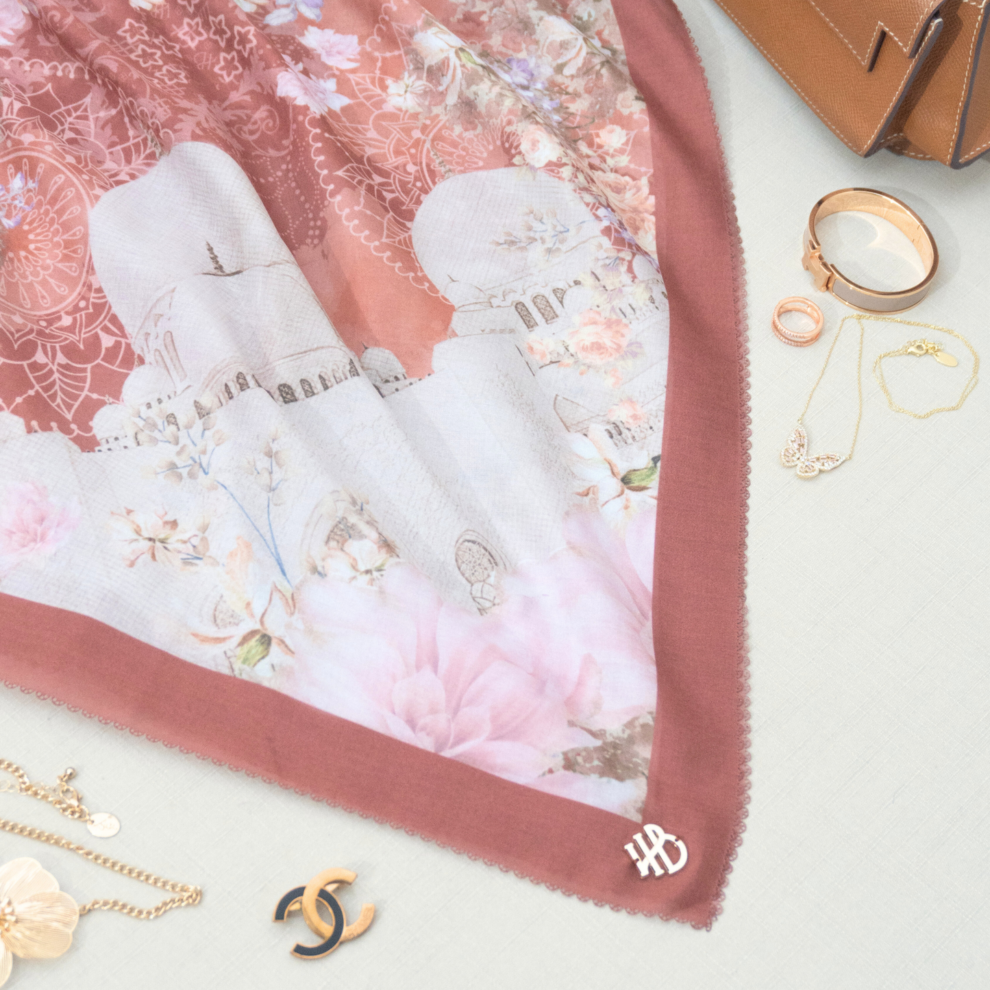 Fiore Scarf Hijaberlin - Terra