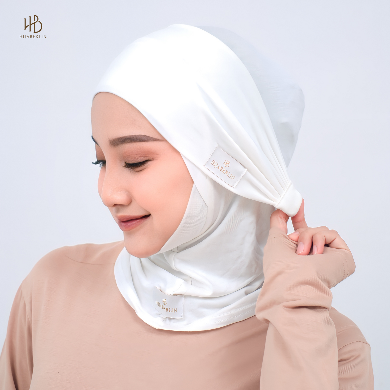 ciput bandana hijaberlin inner hijab ringan adem untuk umrah dan haji