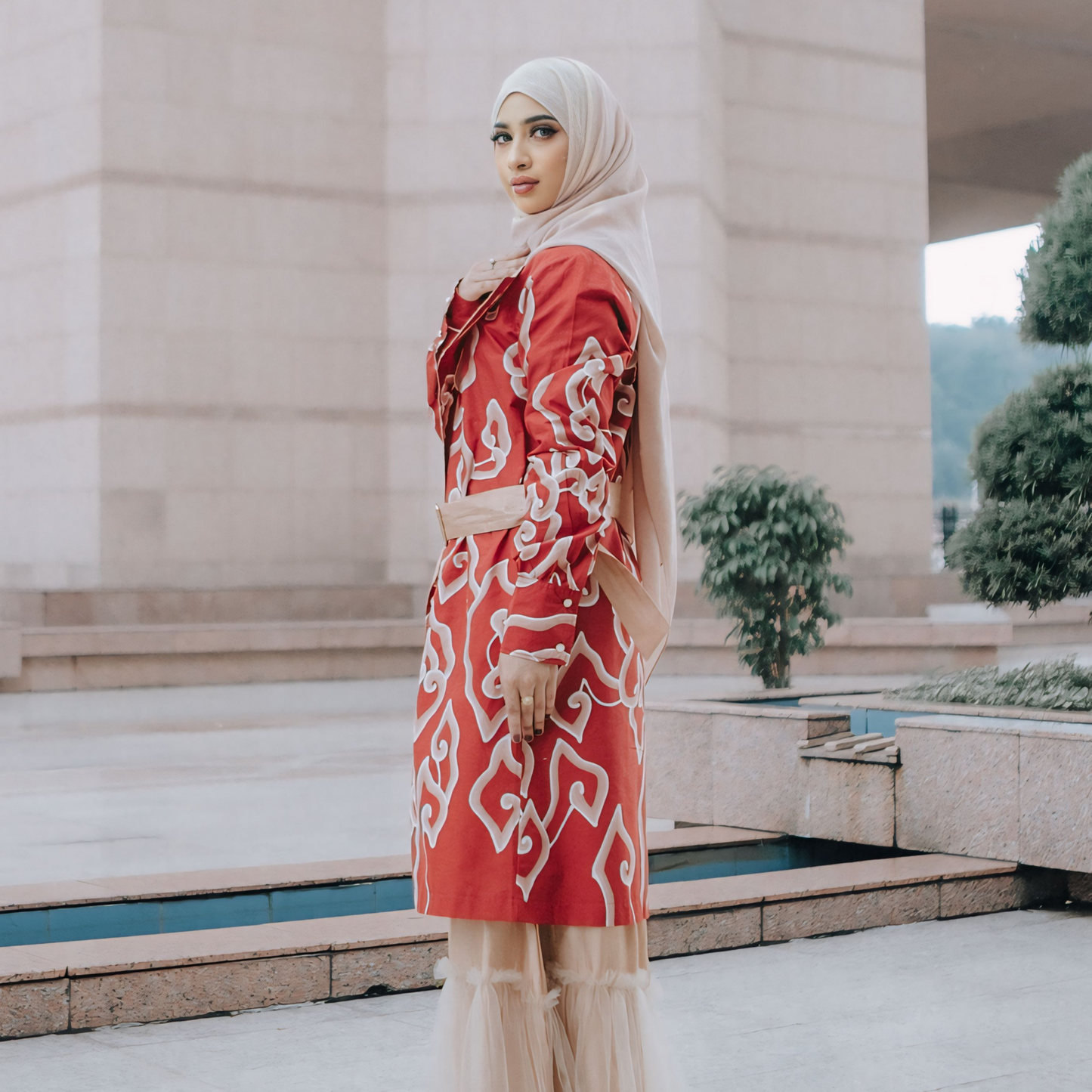 HIJABERLIN X BT BATIK TRUSMI : SRIKANDI COLLECTION - HAYATI DRESS