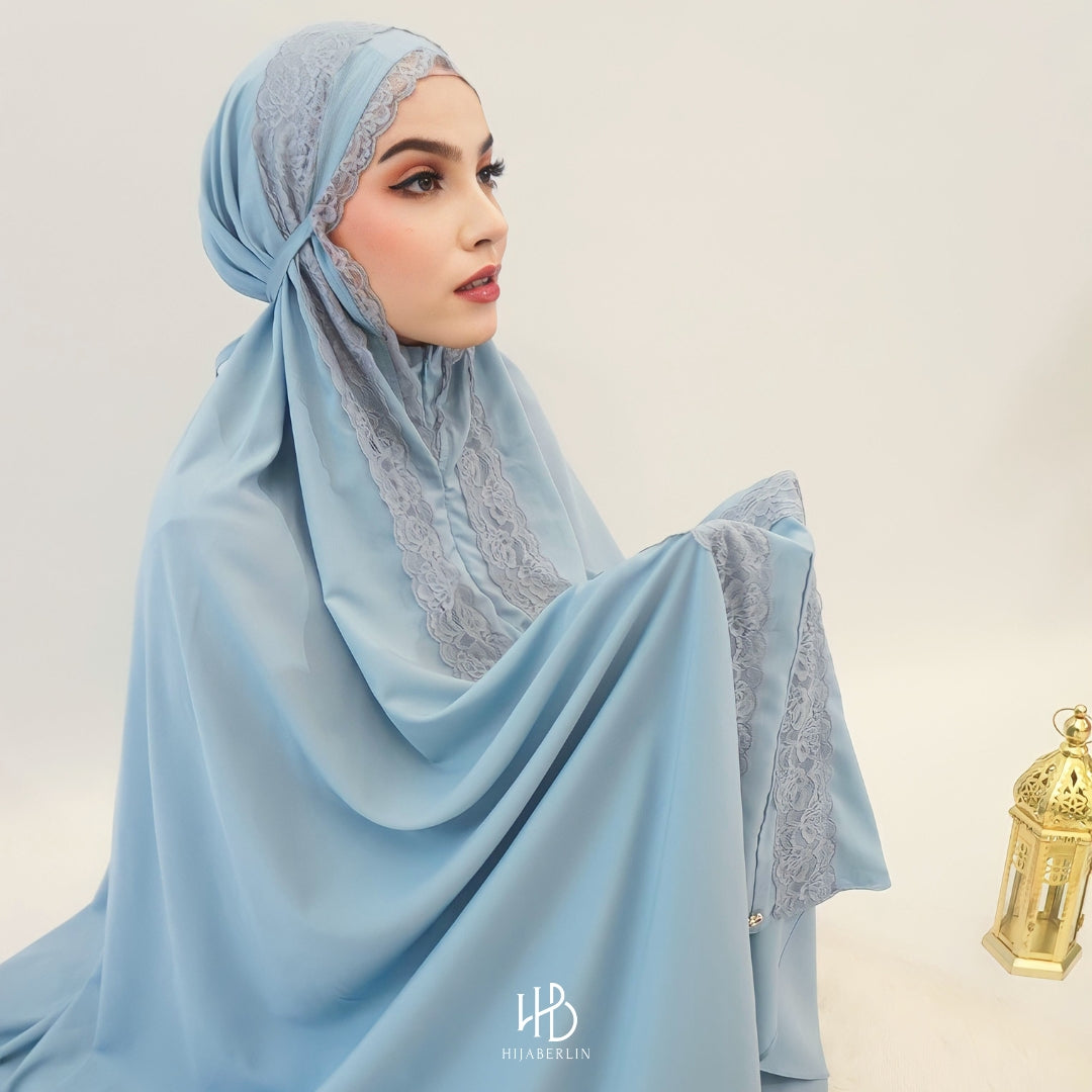 Safar Prayer Set Hijaberlin - Blue
