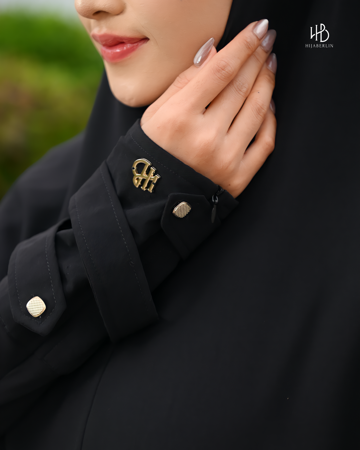 Nusaibah Dress Set Black - Hijaberlin