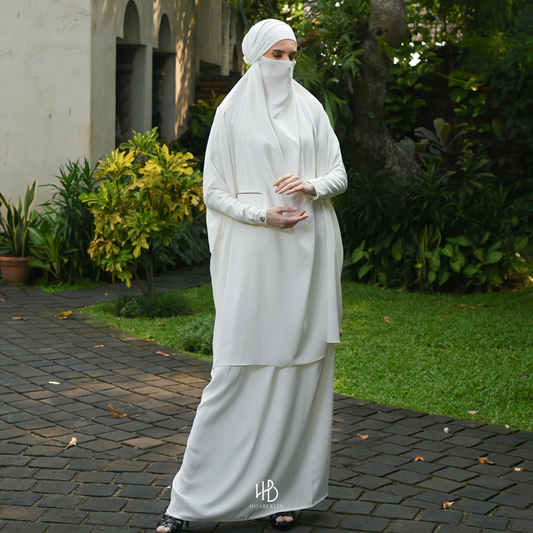 Aisyah Khimar Set Hijaberlin - Pearl