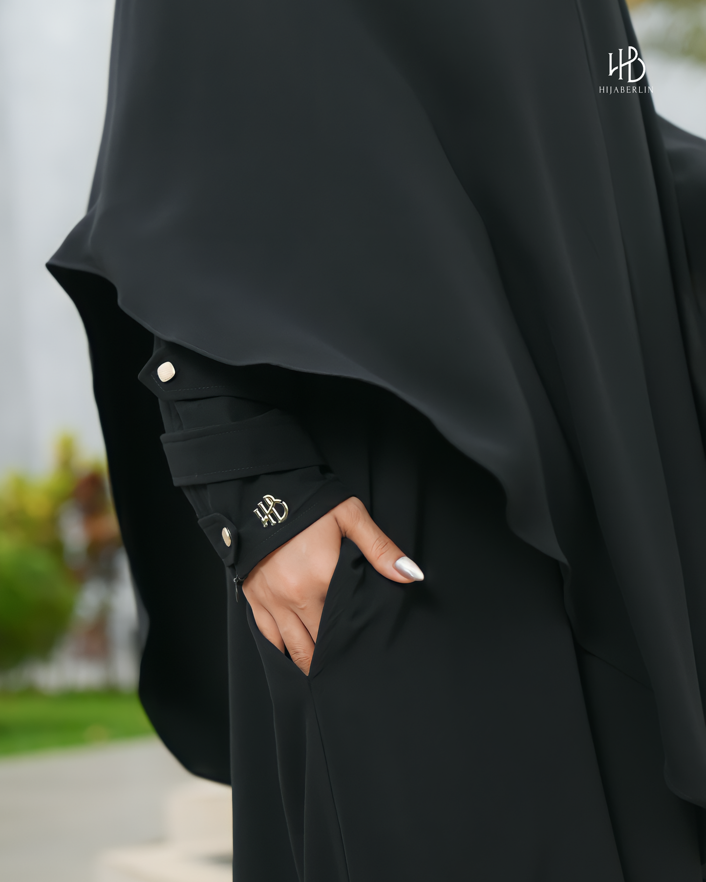 Nusaibah Dress Set Black - Hijaberlin