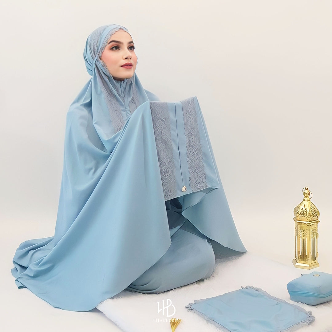 Safar Prayer Set Hijaberlin - Blue