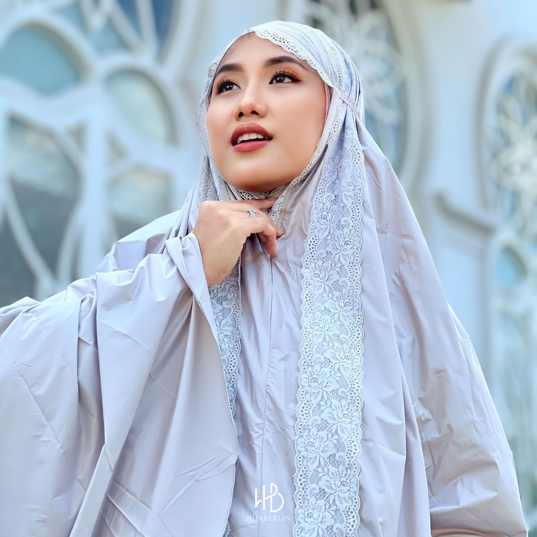 Safar Prayer Set Hijaberlin - Grey