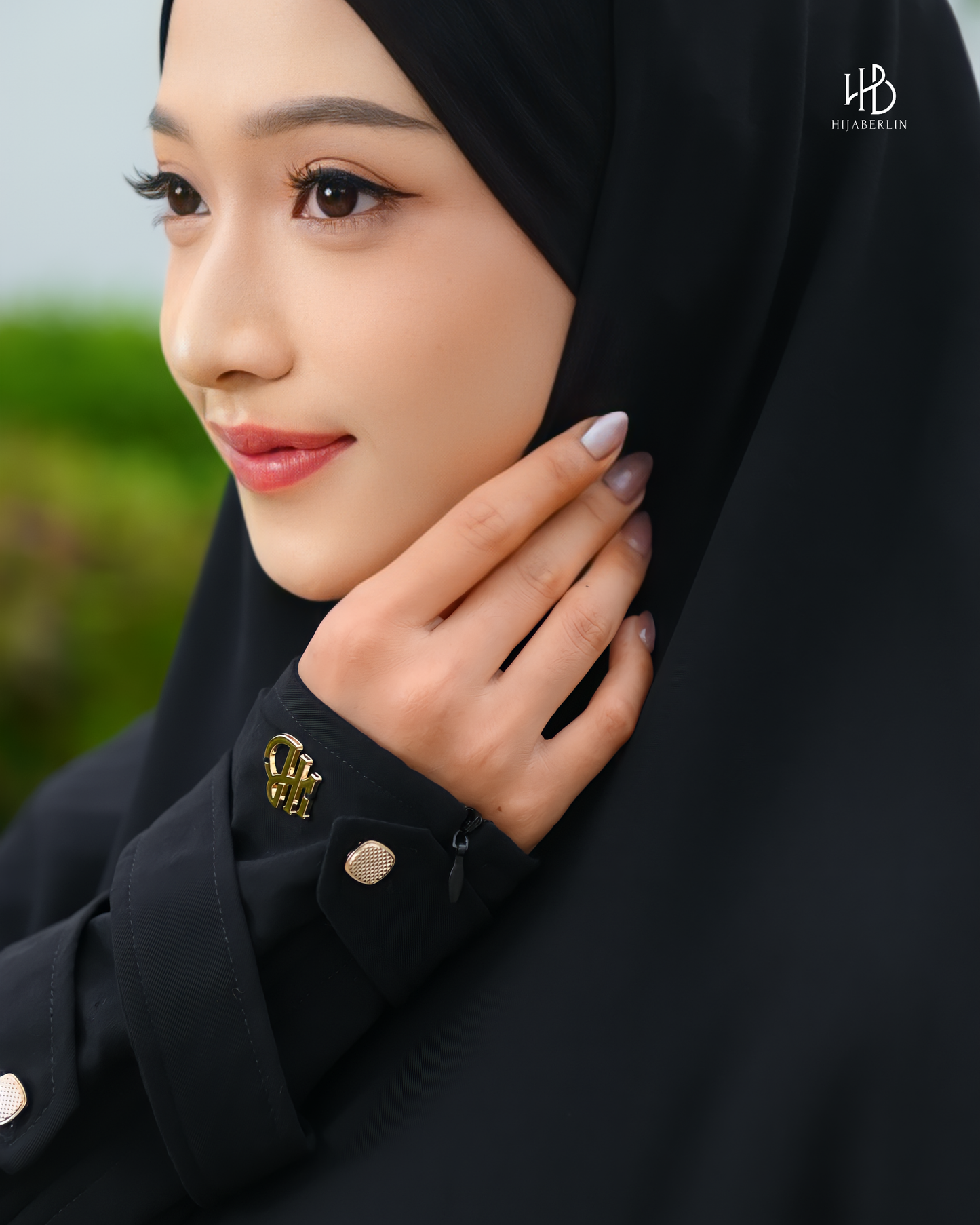 Nusaibah Dress Set Black - Hijaberlin