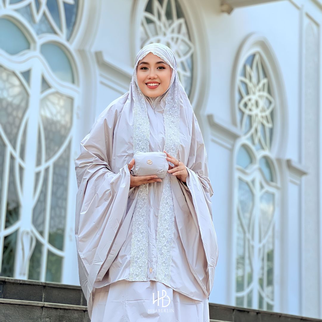 Safar Prayer Set Hijaberlin - Grey