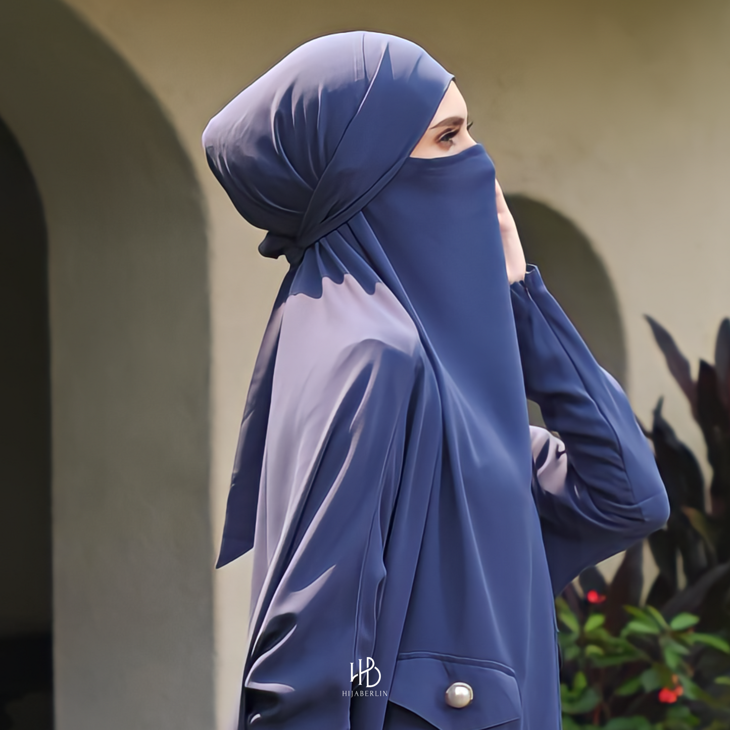 Hawa Overhead Khimar Dress Hijaberlin - Royal