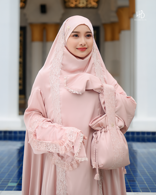 Ruqqayah Prayer Set Rose - Hijaberlin