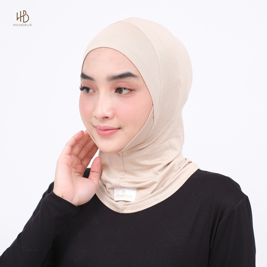 inner hijab ninja dagu premium covercool hijaberlin untuk umrah dan haji cooling system bahan rayon
