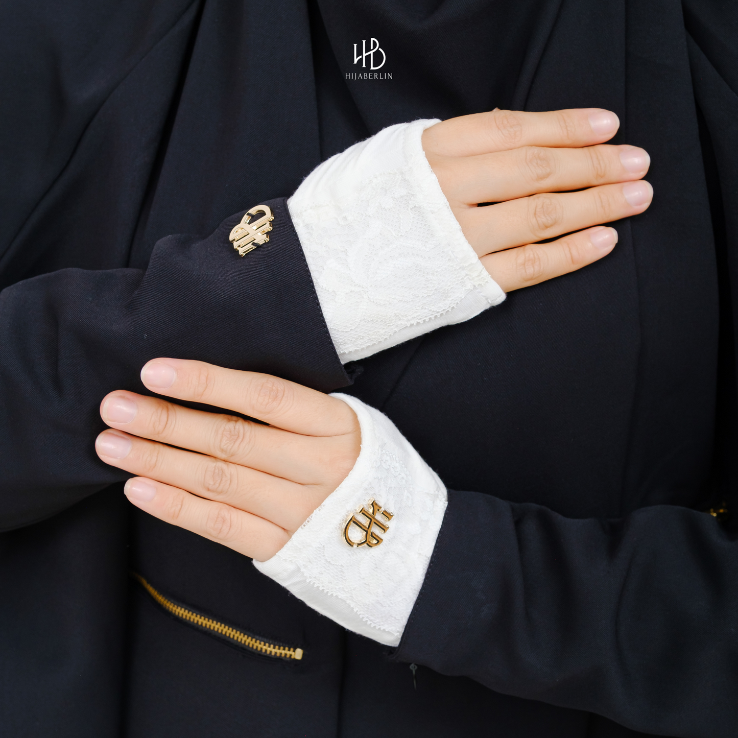 Handsock Lace Royal - Hijaberlin