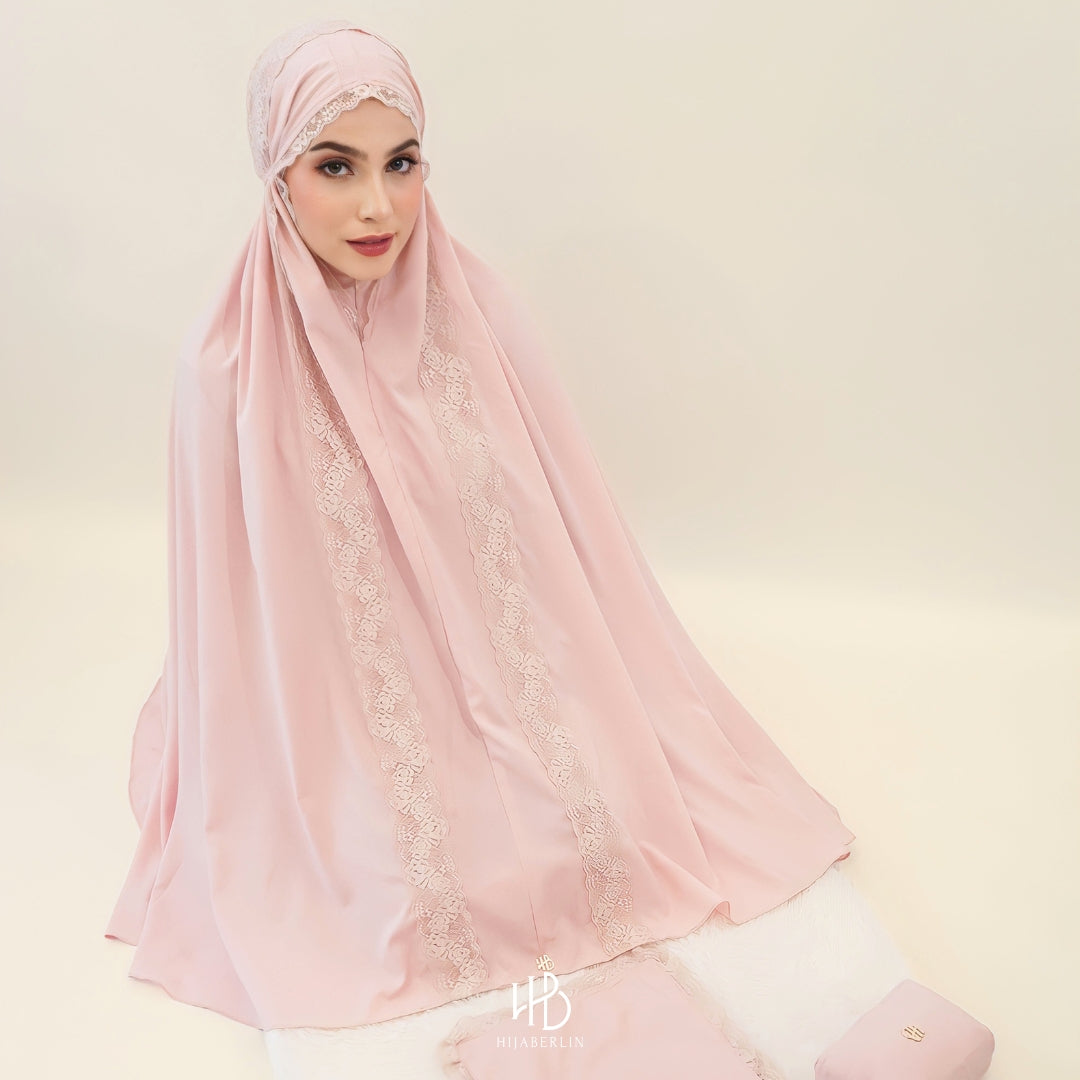 Safar Prayer Set Hijaberlin - Pink