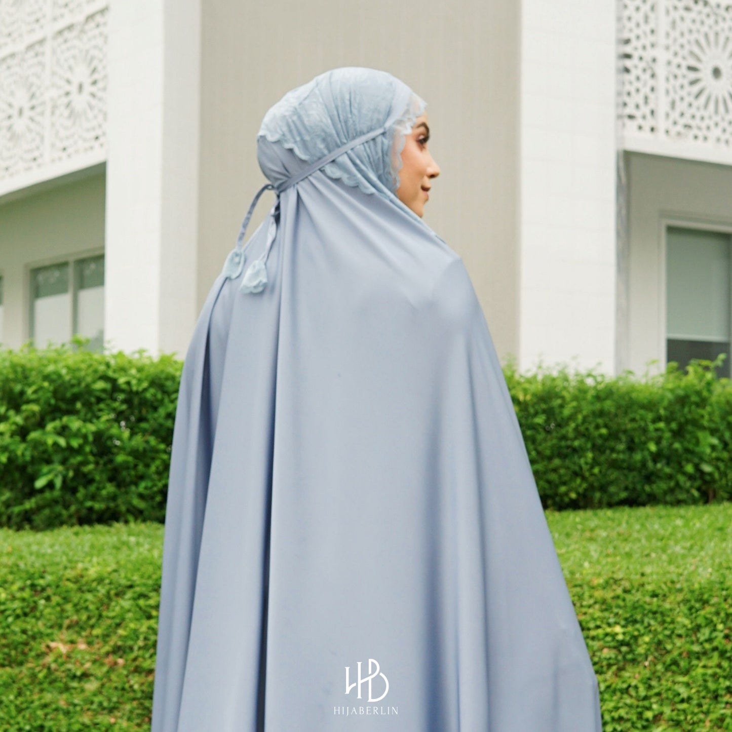 Rayya Luxury Prayer Set Hijaberlin - Cornflower
