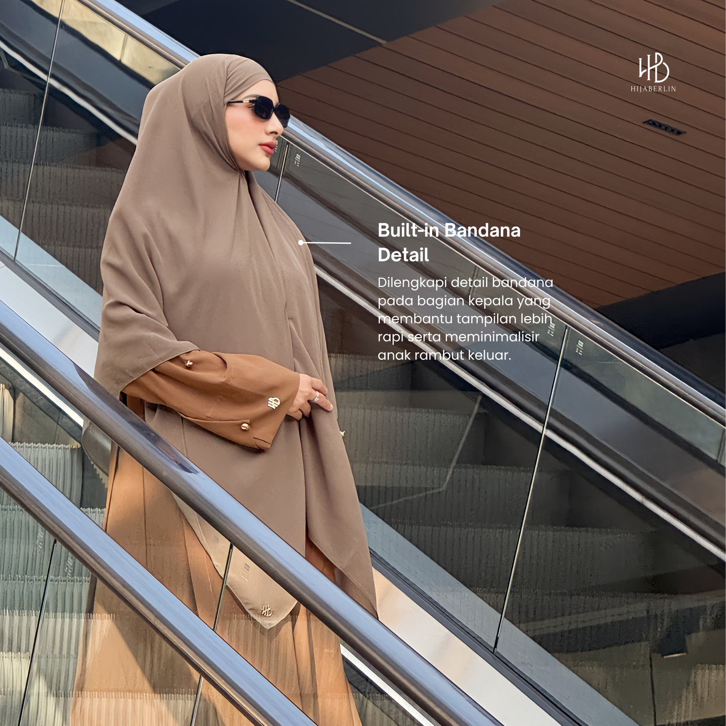 Shafa Khimar - Black