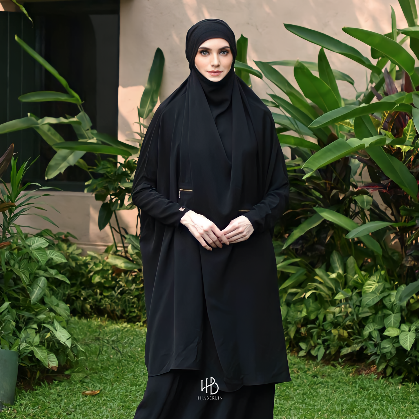 Aisyah Khimar Set Hijaberlin - Midnight