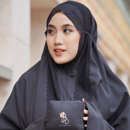 Safar Prayer Set Hijaberlin - Black