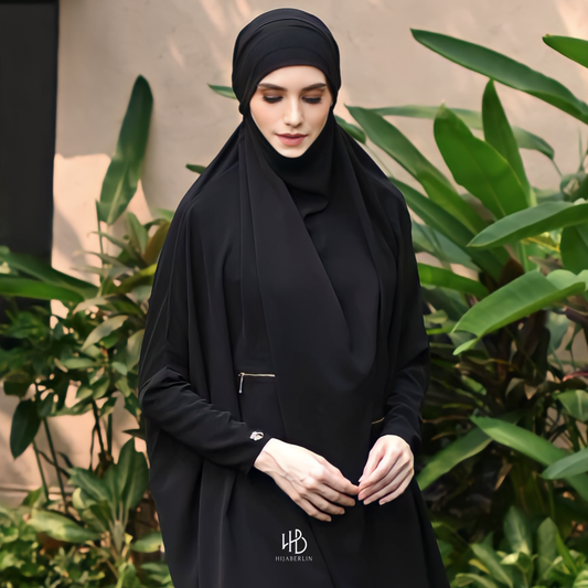 Aisyah Khimar Set Hijaberlin - Midnight