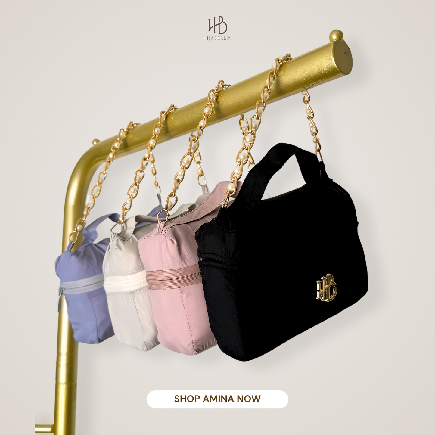 Amina Prayer Set Hijaberlin - Black