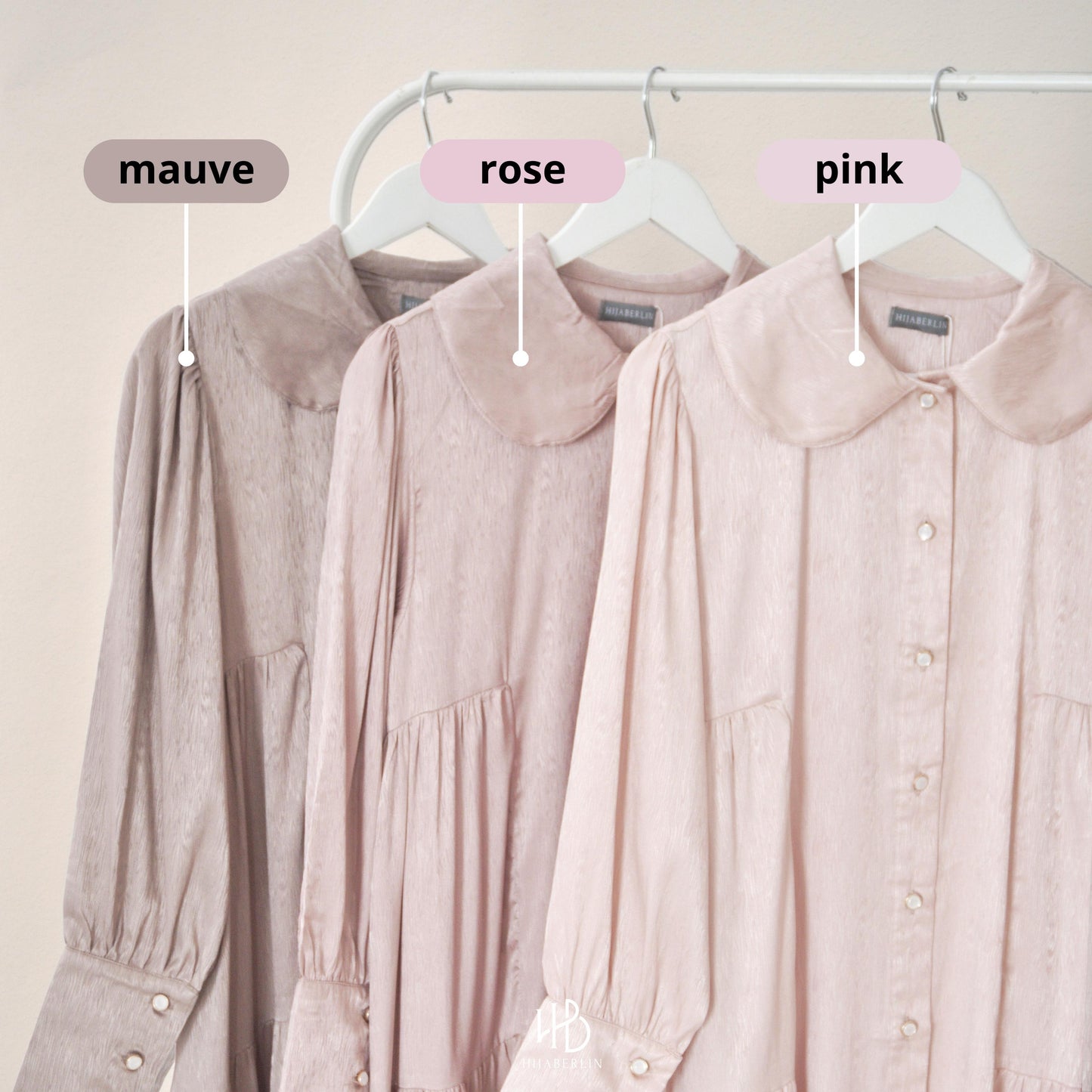 Lashira Dress Hijaberlin - Rose