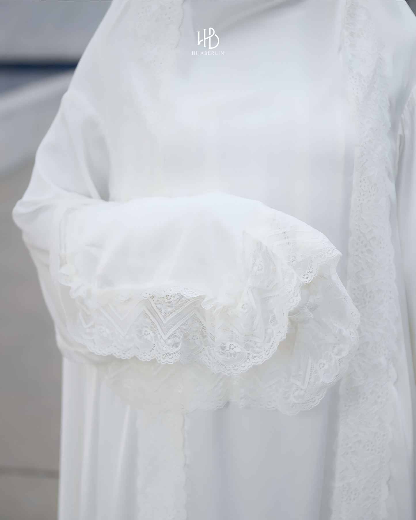 Ruqqayah Prayer Set White - Hijaberlin