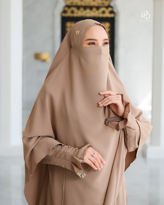 Maryam Dress Set Wood - Hijaberlin