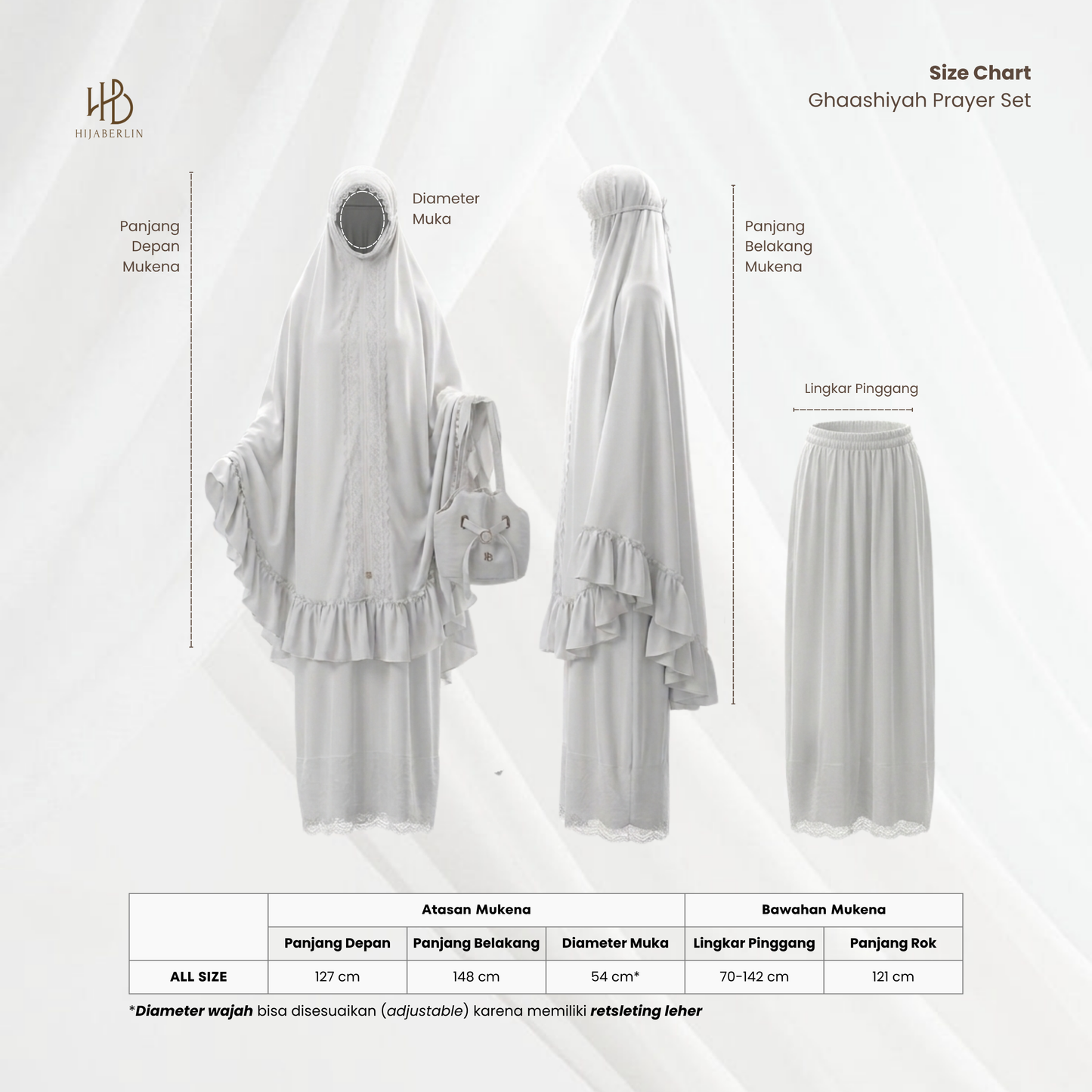 Ghaashiya Prayer Set - Brown
