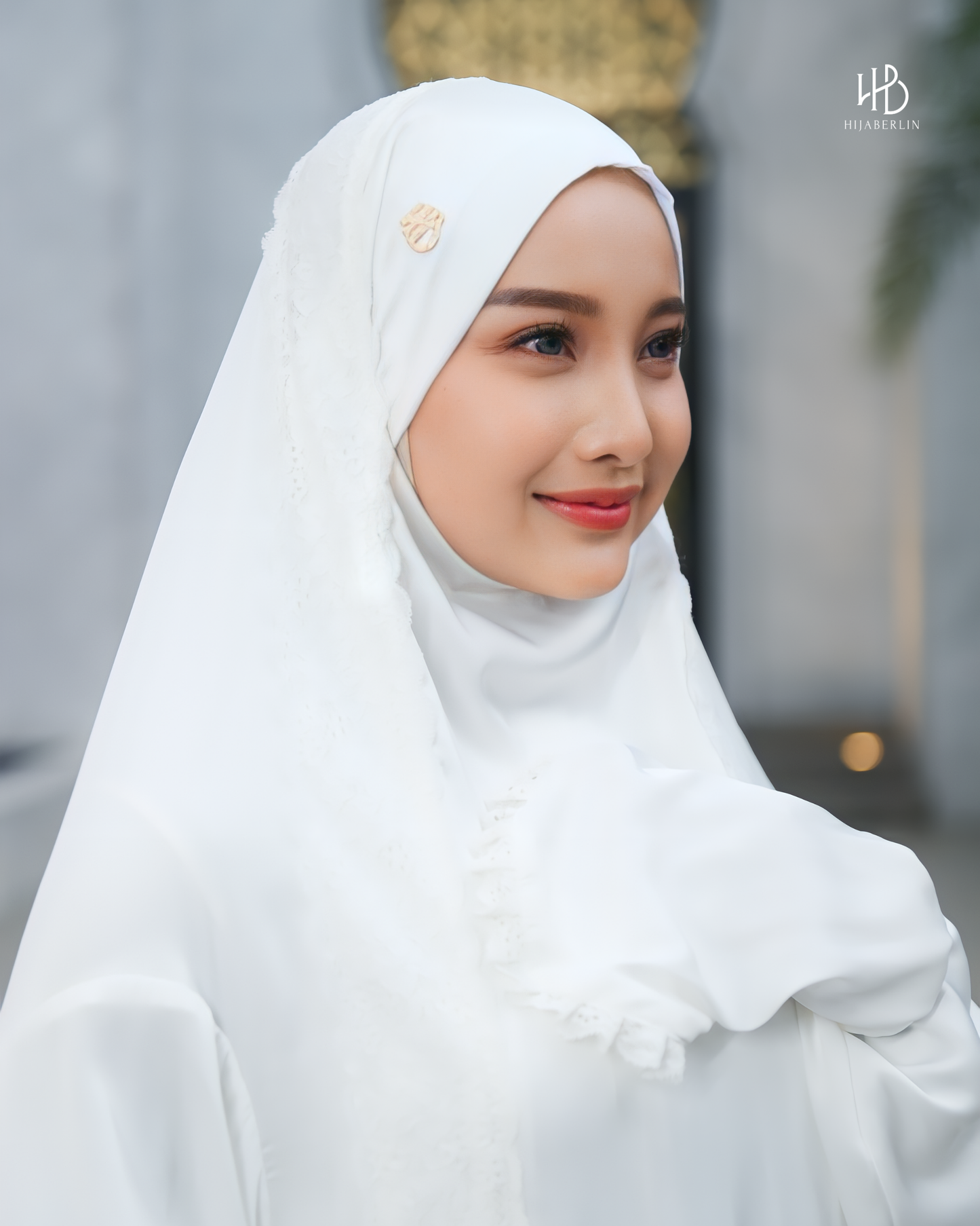 Ruqqayah Prayer Set White - Hijaberlin