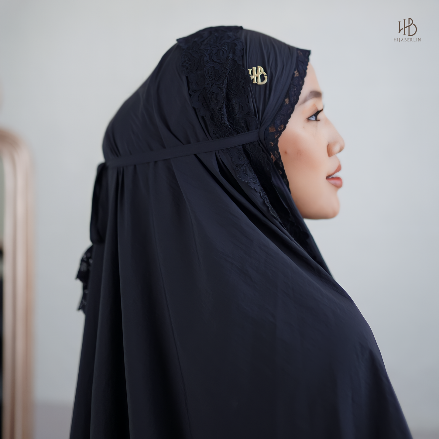 Amina Prayer Set Hijaberlin - Black