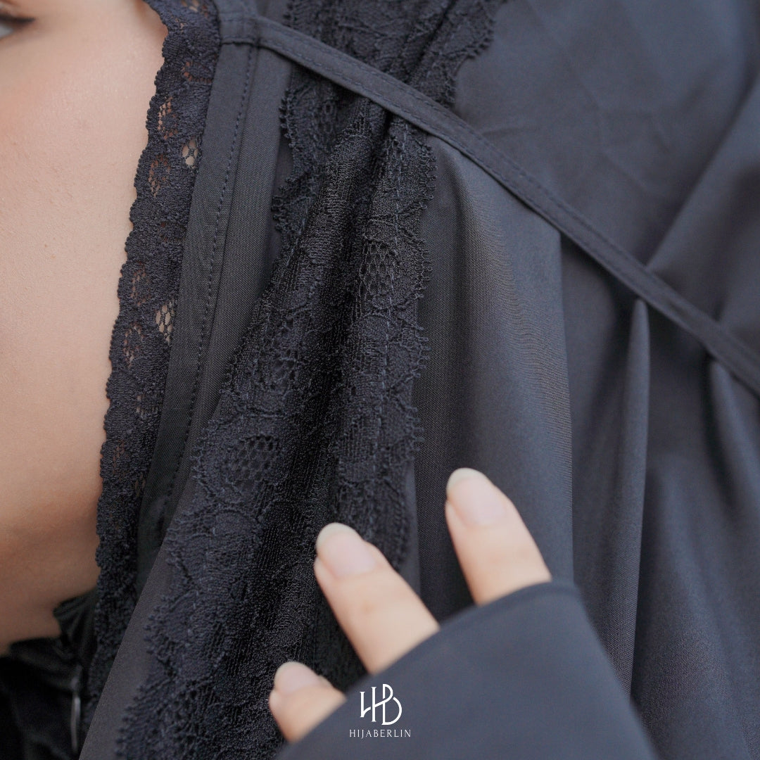 Safar Prayer Set Hijaberlin - Black