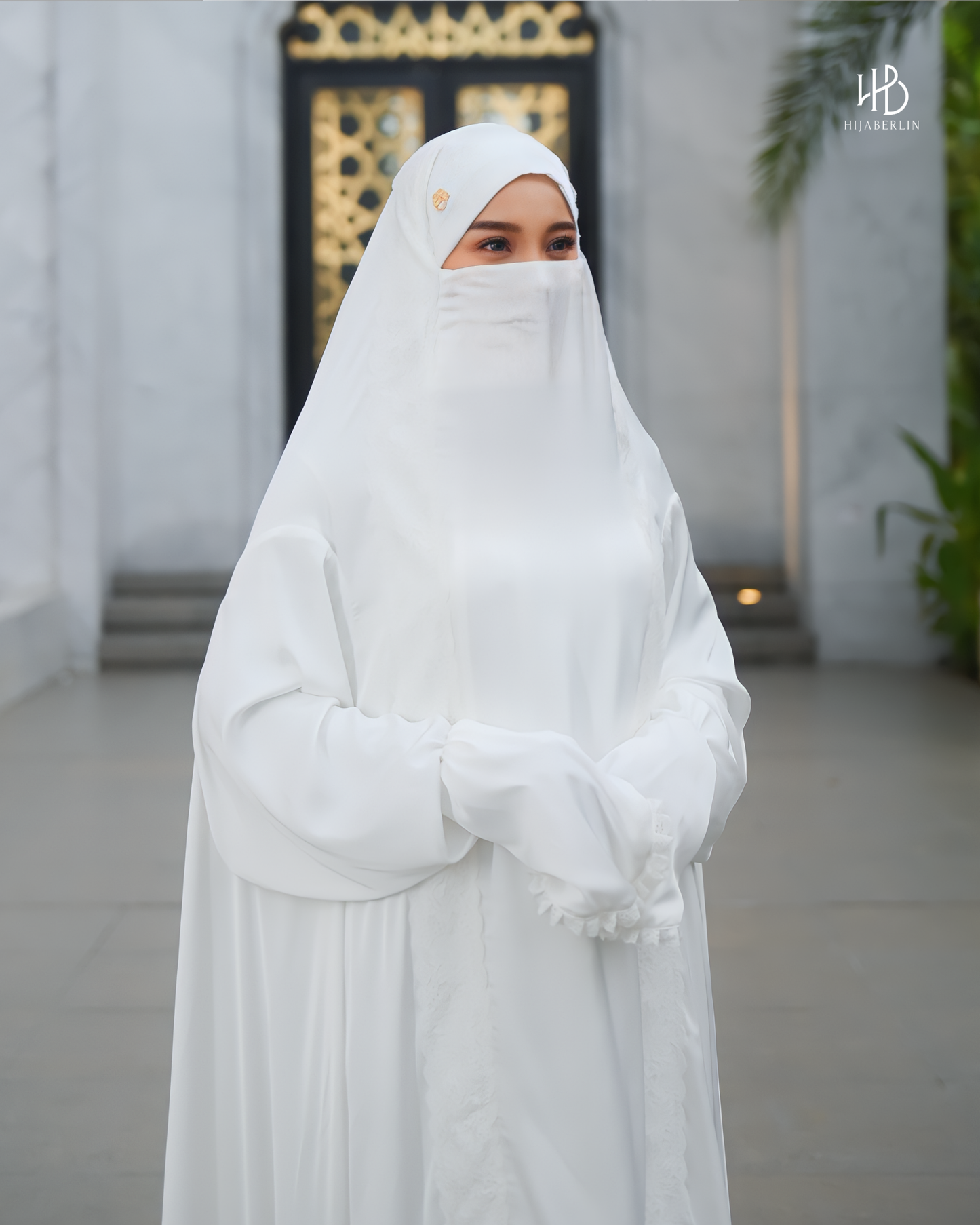 Ruqqayah Prayer Set White - Hijaberlin