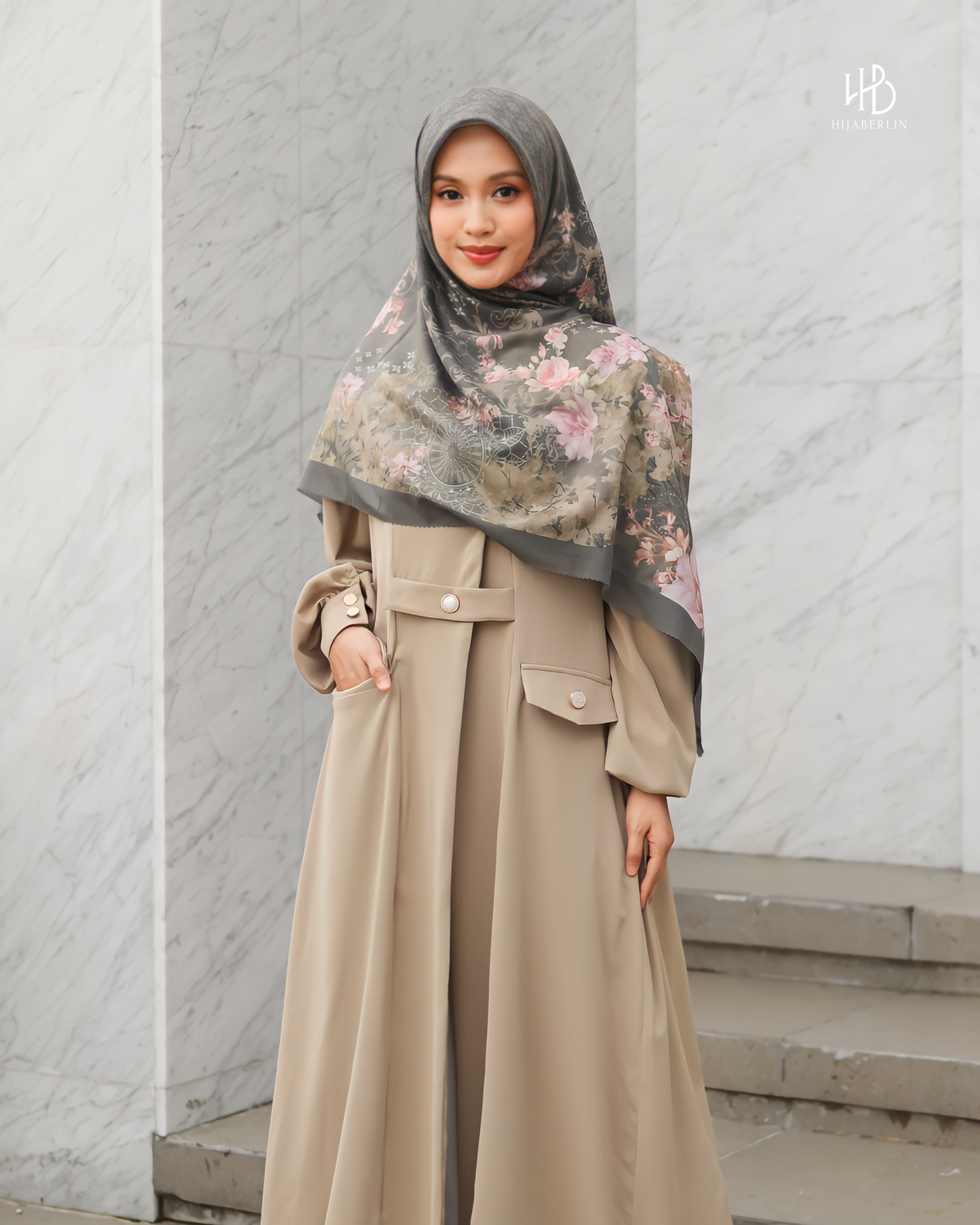 Salamah Outer Dress Amber - Hijaberlin