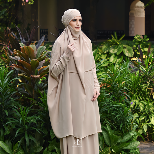 Aisyah Khimar Set Hijaberlin - Desert