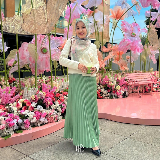 Gardenia Scarf Hijaberlin - Hazel