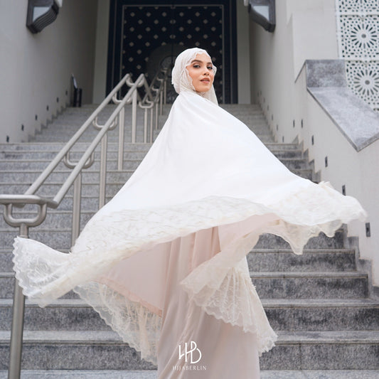 Rayya Luxury Prayer Set Hijaberlin - Pearl