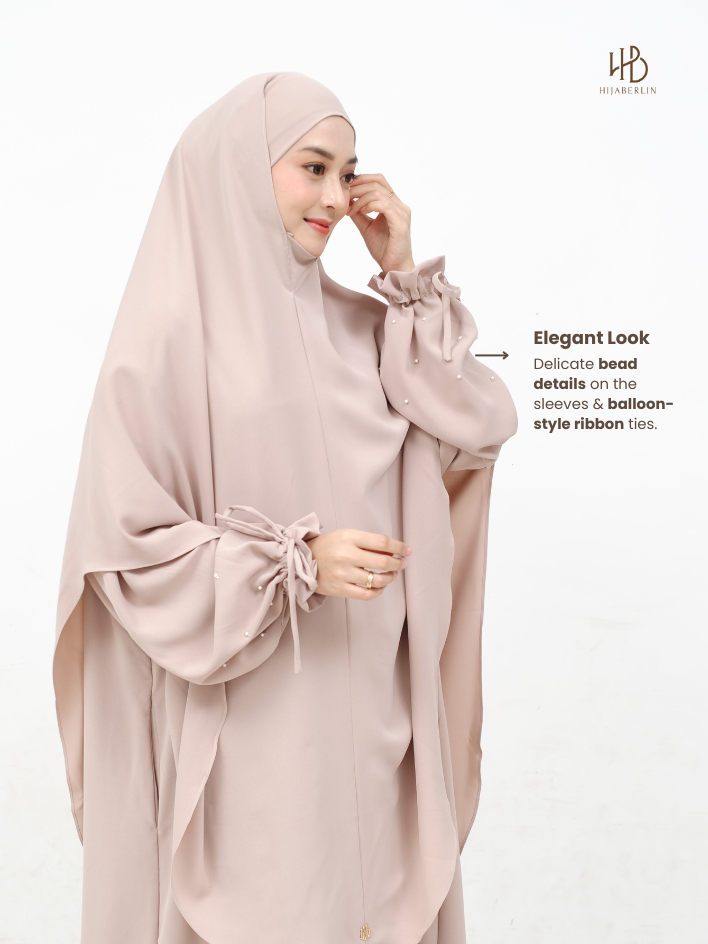 Khaula Dress Taupe - Hijaberlin