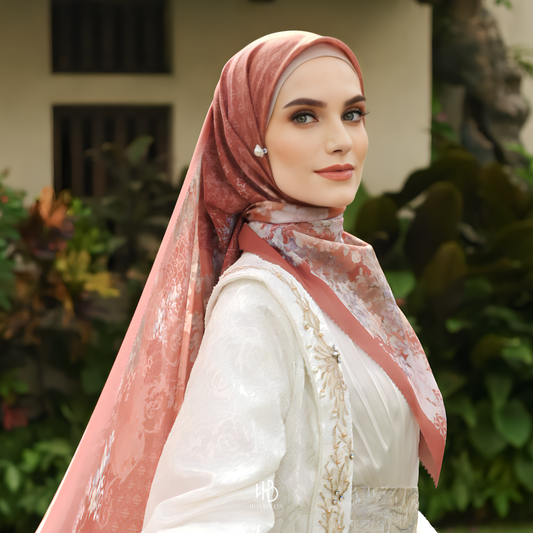 Fiore Scarf Hijaberlin - Terra